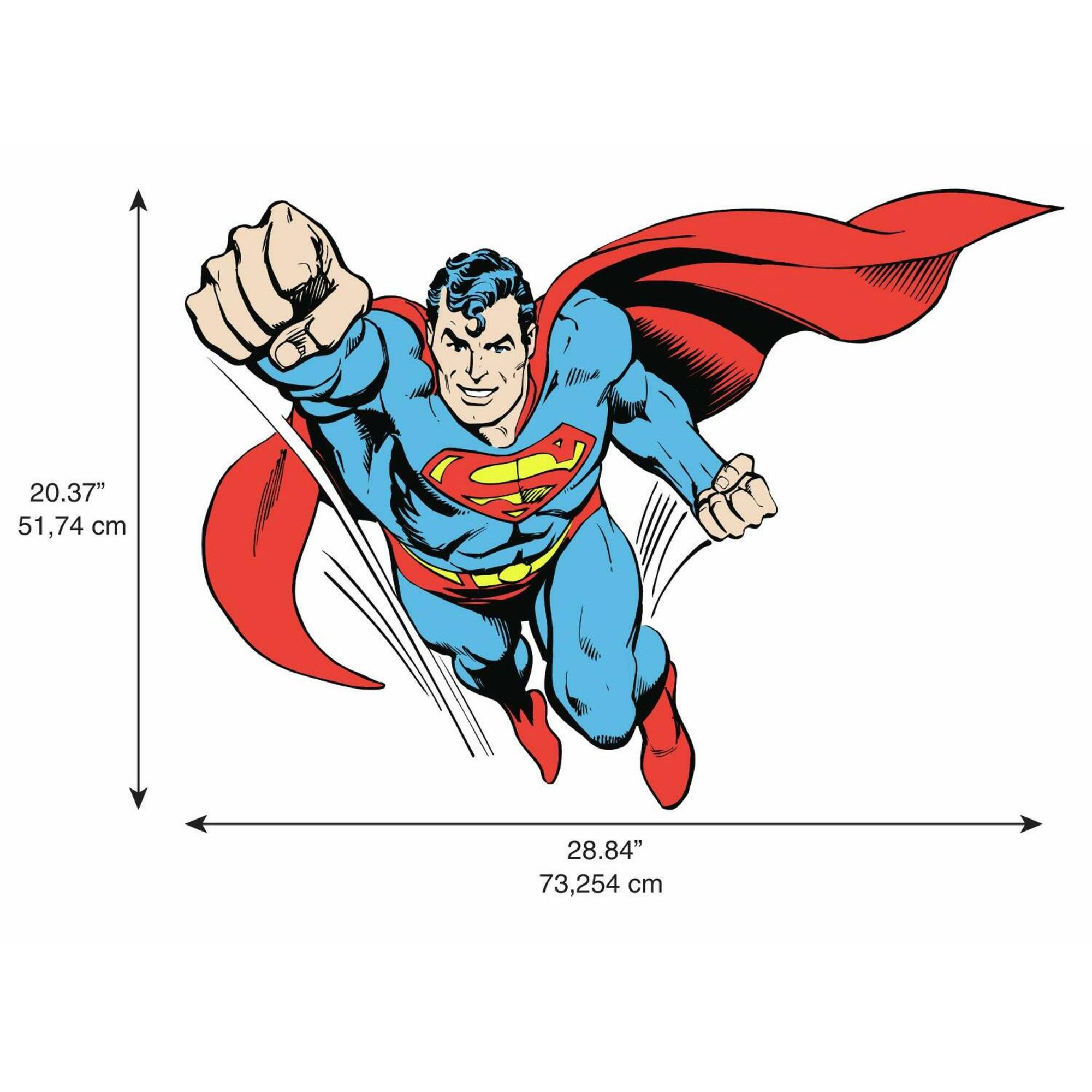 RoomMates Classic Superman Peel & Stick Giant Wall Decals